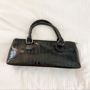 ♻️ Black Primeware snakeskin wine bottle purse 👛 🍷